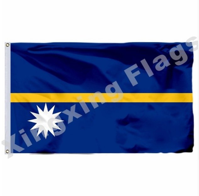 Nauru National Flag 90x150cm/60x90cm/ /14x21cm 3x5ft Feet Hanging Flag