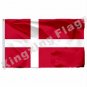 Denmark Flag With Shaft 3x5ft Polyester Denmark National Flag Flying Size No.4 90x150cm Custom Flag