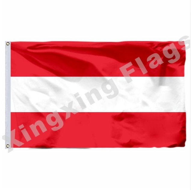 Austria Flag 3ft X 5ft Polyester Country Flag Flying Size No.4 90x150cm Custom Flag3x5FT