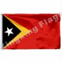 East Timor Flag With Shaft 3ft X 5ft Polyester East Timor National Flag Flying Size No.4 90x150cm