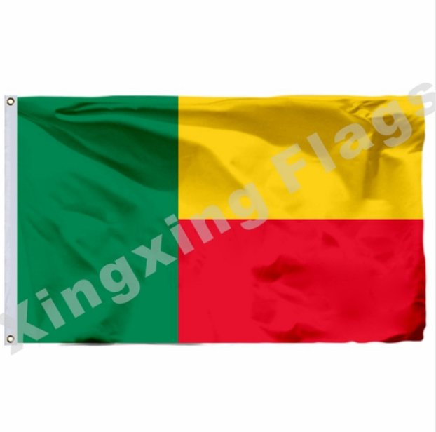 Benin Flag 3ft X 5ft Polyester Benin National Flag Flying Size No.4 90x150cm Custom Flag
