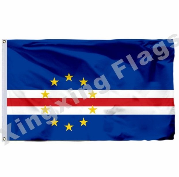 Cape Verde Flag 3x5ft Polyester Cape Verde National Flag Flying Size No.4 90x150cm Custom Flag