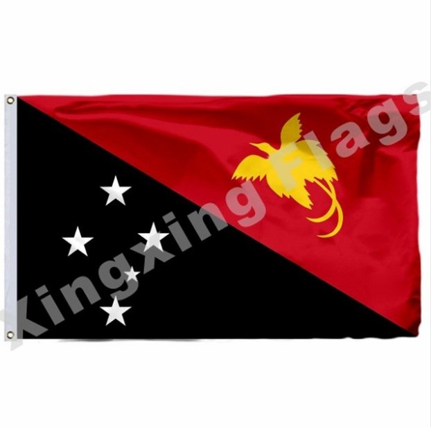 Papua New Guinea 1971 Flag 3ft X 5ft Polyester South Africa National Flag Flying Size No.4 90x150cm