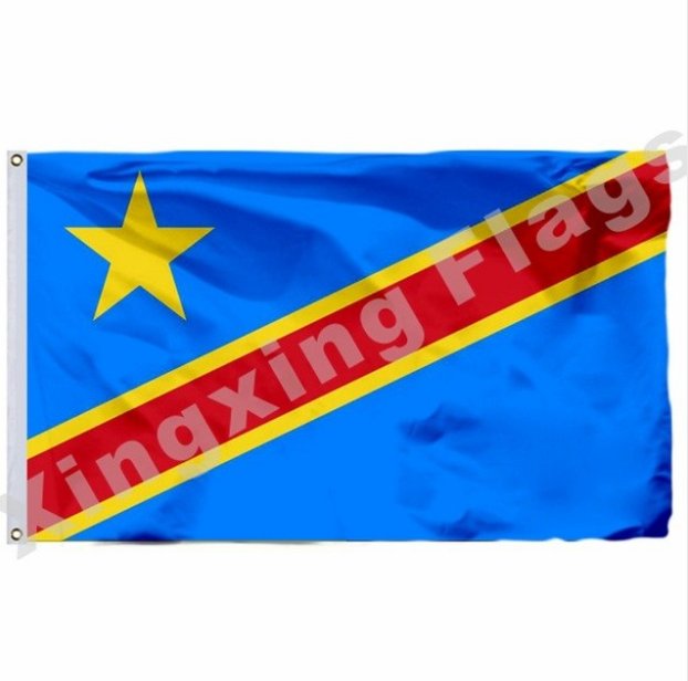 Congo Flag 3ft X 5ft Polyester Congo National Flag Flying Size No.4 90x150cm3x5FT