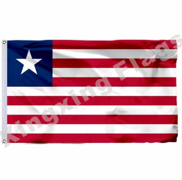 Liberia 1847 Flag 3ft X 5ft Polyester Malta National Flag Flying Size No.4 90x150cm3x5FT