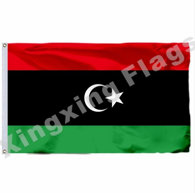 Libya 2011 Flag 3ft X 5ft Polyester Tajikistan National Flag Flying Size No.4 90x150cm3x5FT