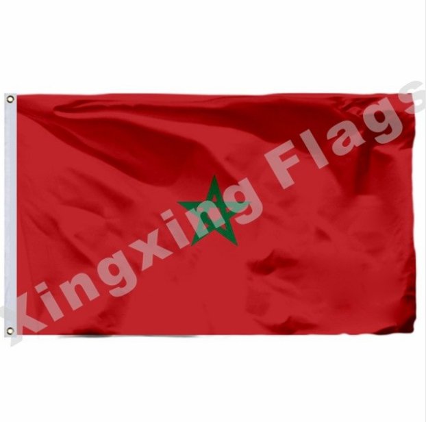 Morocco 1956 Flag 3x5ft Polyester Cape Verde National Flag Flying Size No.4 90x150cm Custom