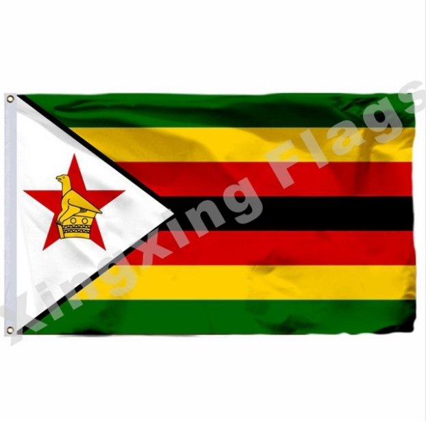 zimbabwe 1980 Flag 3ft X 5ft Polyester Country Flag Flying Size No.4 90x150cm Custom Flag