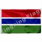 Gambia Flag With Shaft 3X5ft Polyester Gambia National Flag Flying Size No.4 90x150cm Custom