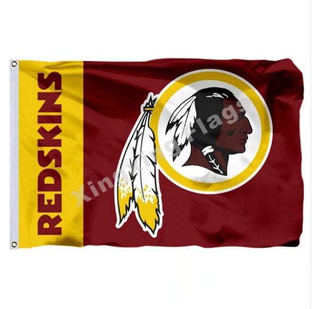 Washington Redskins Wordmark Flag 3x5ft Polyester NFL1 Banner Flying