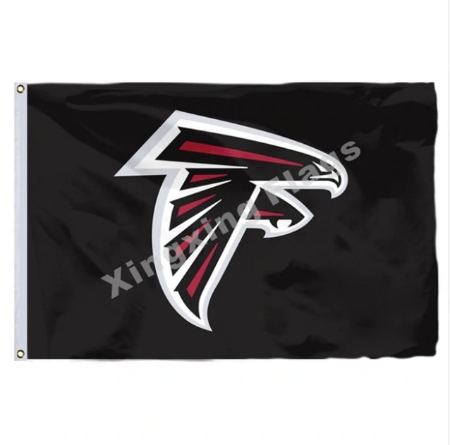 Atlanta Falcons Flag 3x5ft Polyester NFL Banner Flying Size No.4 90*150cm Custom flag