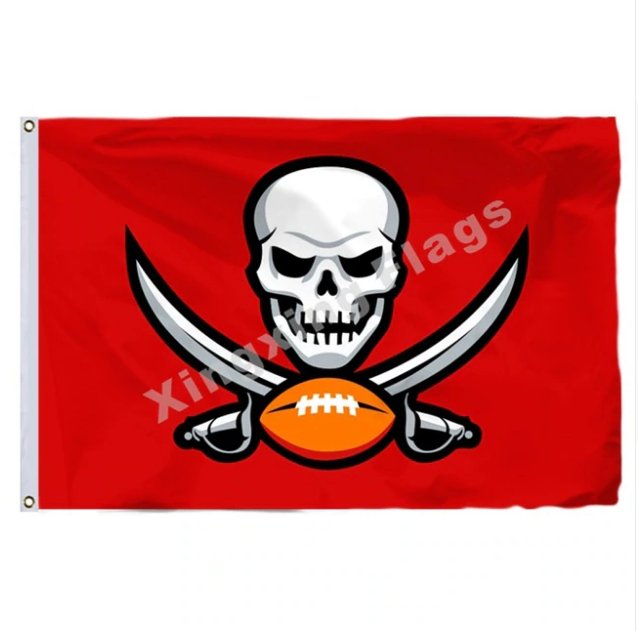Tampa Bay Buccaneers Flag 3x5ft Polyester NFL1 Banner Flying Size No.4 90*150cm Custom Flag