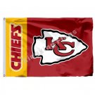 Kansas City Chiefs Wordmark Flag 3x5ft Polyester NFL Banner Flying Size No.4 90*150cm Custom flag Kansas City Chiefs Wordmark Flag 3x5ft Polyester NFL Banner Flying Size No.4 90*150cm Custom flag