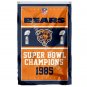 Chicago Bears Super Bowl Champions Flag 3x5ft Polyester NFL1 Banner Flying Size No.4 90*150cm