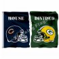 Chicago Bears Green Bay Packers Helmet House Divided Flag 3x5ft Polyester NFL1 Banner Size No.4