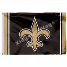 New Orleans Saints Column Flag 3ft x 5ft Polyester NFL Banner Flying Size No.4 90*150cm Custom flag