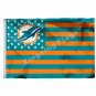 Miami Dolphins Nation Flag With Star And Stripe 3ftx5ft Banner 100D Polyester NFL Flag S