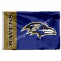 Baltimore Ravens Wordmark Flag 3x5ft Polyester NFL1 Banner Flying Size No.4 90*150cm