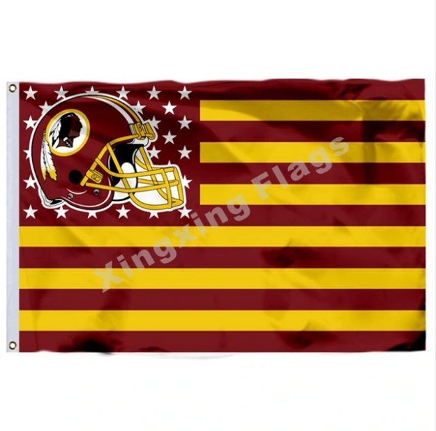 Washington Redskins Logo Flag 3ft X 5ft Polyester NFL Banner