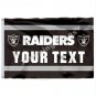 Oakland Raiders Custom Your Text Flag 3x5ft Polyester NFL1 Team Banner Flying Size No.4 90*150cm