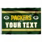 Green Bay Packers Custom Your Text Flag 3x5ft Polyester NFL1 Team Banner Flying Size No.4 90*150cm