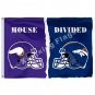 Minnesota Vikings Denver Broncos House Divided Flag 3x5ft Polyester NCAA Banner Flying Size No.4