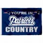 You're In Patriots Country Flag 3x5ft Polyester NFL1 Banner Flying Size No.4 90*150cm Custom Flag