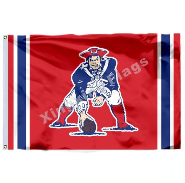 New England Patriots Old Flag 3ft x 5ft Polyester NFL Banner Size No.4 90*150cm Custom flag