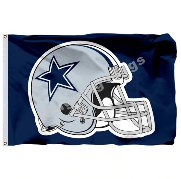 Dallas Cowboys Flag 3ft X 5ft Polyester NFL1 Banner Flying Size No.4 90