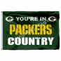 You're In Packers Country Flag 3x5ft Polyester NFL1 Banner Flying Size No.4 90*150cm Custom Flag