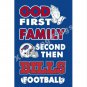 3x5ft God First Family Second Then Buffalo Bills Vertical Flag