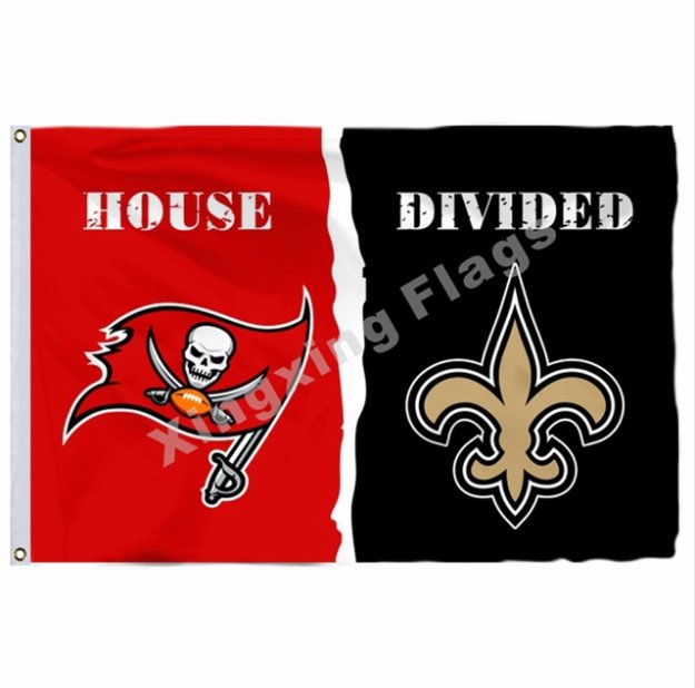 Bandiera Da Casa Tampa Bay Buccaneers Double Face - 71x101 Cm - NFL Ufficiale