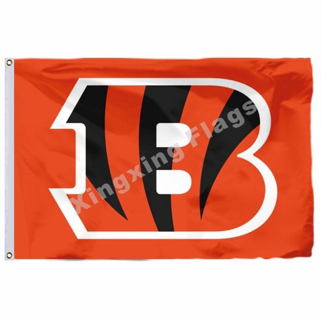 Cincinnati Bengals Logo Flag New 3x5ft 90x150cm Polyester Flag