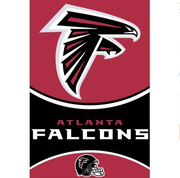 Atlanta Falcons Helmet Flag 3ft x 5ft Polyester NFL Team Banner flag