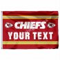 Kansas City Chiefs Custom Your Text Flag 3ft X 5ft Polyester NFL1 Team Banner Flying Size No.4