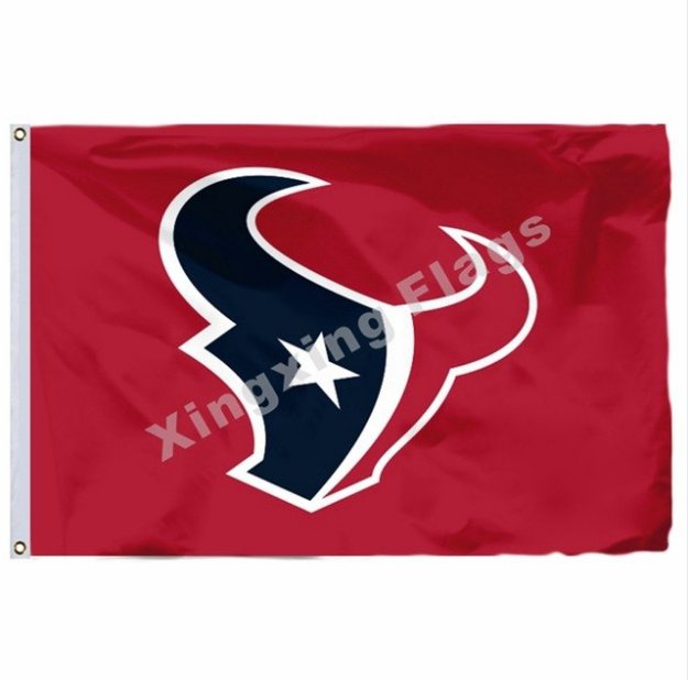 Houston Texans Column Flag 3x5ft Polyester NFL Banner Flying Size No.4 90*150cm Custom flag