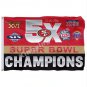 San Francisco 49ers Super Bowl Champions 5X Flag 3x5ft Polyester NFL Team Banner Flying Size No.4