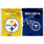 Pittsburgh Steelers Tennessee Titans House Divided Flag 3x5ft Polyester NCAA Banner Flying Size No.4