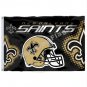 New Orleans Saints New Wordmark Flag 3x5ft Polyester NFL1 Banner Flying Size No.4 90*150cm Custom