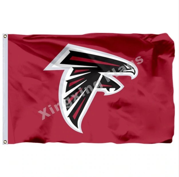 Atlanta Falcons Logo Flag 3ft X 5ft Polyester NFL Banner Flying Size No.4 90*150cm Custom Flag