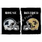 Carolina Panthers New Orleans Saints Helmets House Divided Flag 3x5ft Polyester NFL1 Banner
