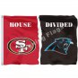 San Francisco 49ers Carolina Panthers House Divided Flag 3x5ft Polyester NFL1 Banner Flying