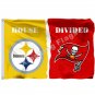 Pittsburgh Steelers Tampa Bay Buccaneers House Divided Flag 3x5ft Polyester NCAA Banner Flying