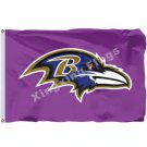 Baltimore Ravens Flag 3x5ft Polyester NFL1 Banner Flying Size No.4 90*150cm Custom Flag