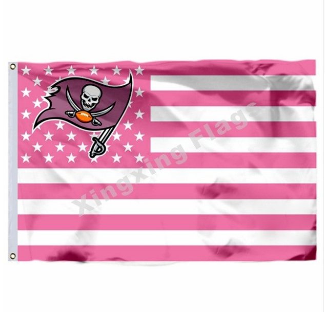 Tampa Bay Buccaneers Flag 3x5ft Polyester NFL Banner Flying Size No.4 90*150cm Custom flag