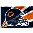 Chicago Bears Helmet Lighting Flag 3x5ft Polyester NFL1 Banner Size No.4 144*96cm Custom Flag Chicago Bears Helmet Lighting Flag 3x5ft Polyester NFL1 Banner Size No.4 144*96cm Custom Flag