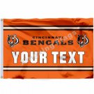 Cincinnati Bengals Custom Your Text Flag 3x5ft Polyester NFL1 Team Banner Flying Size No.4 90*150cm Cincinnati Bengals Custom Your Text Flag 3x5ft Polyester NFL1 Team Banner Flying Size No.4 90*150cm