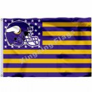 Minnesota Vikings Helmet Lighting Flag 3x5ft Polyester NFL Banner Size No.4 90*150cm Custom flag Minnesota Vikings Helmet Lighting Flag 3x5ft Polyester NFL Banner Size No.4 90*150cm Custom flag