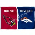 Arizona Cardinals Denver Broncos House Divided Flag 3x5ft Polyester NFL Banner Size No.4 90*150cm Arizona Cardinals Denver Broncos House Divided Flag 3x5ft Polyester NFL Banner Size No.4 90*150cm