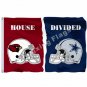 Arizona Cardinals Dallas Cowboys Helmets House Divided Flag 3x5ft Polyester NFL Banner Size No.4